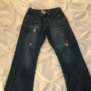 Men’s Relaxed Bootcut Distressed Jeans. 30x30